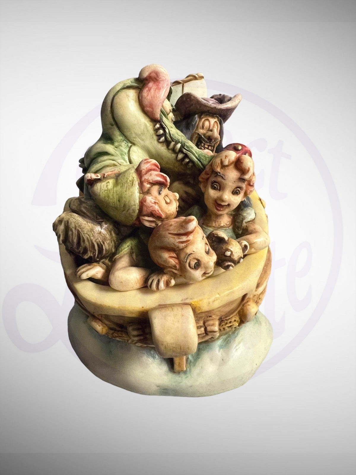 Harmony Kingdom Box - Disney Off to Neverland! Peter Pan Figurine No Box