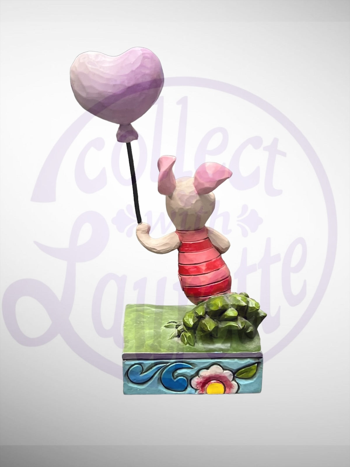 Jim Shore Disney Traditions - Heart On A String Piglet Figurine (No Box)