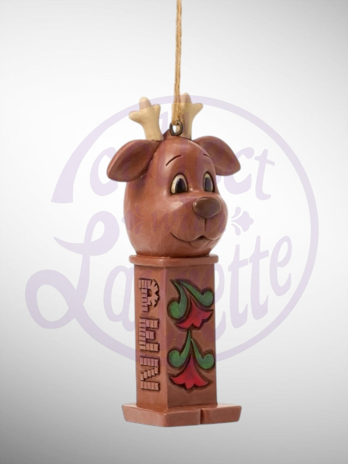 Jim Shore Heartwood Creek PEZ - Reindeer Hanging Ornament