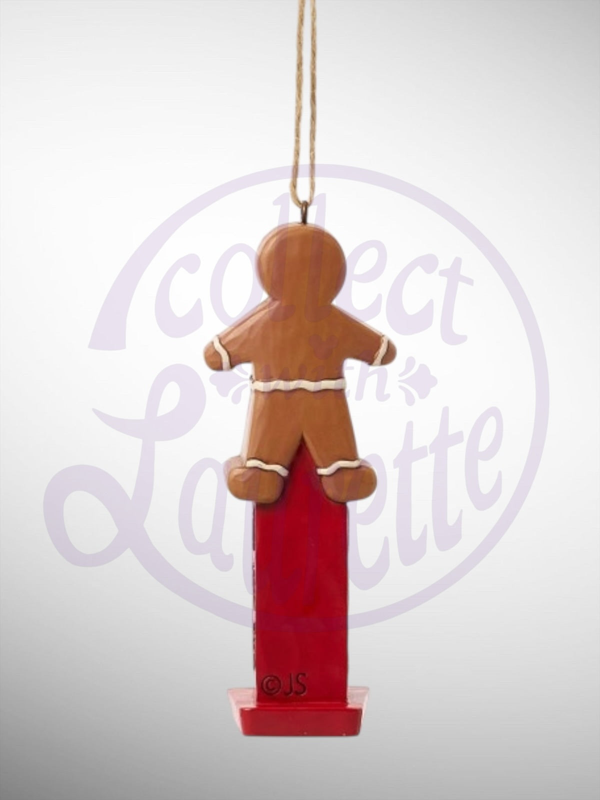 Jim Shore Heartwood Creek PEZ - Gingerbread Man Hanging Ornament