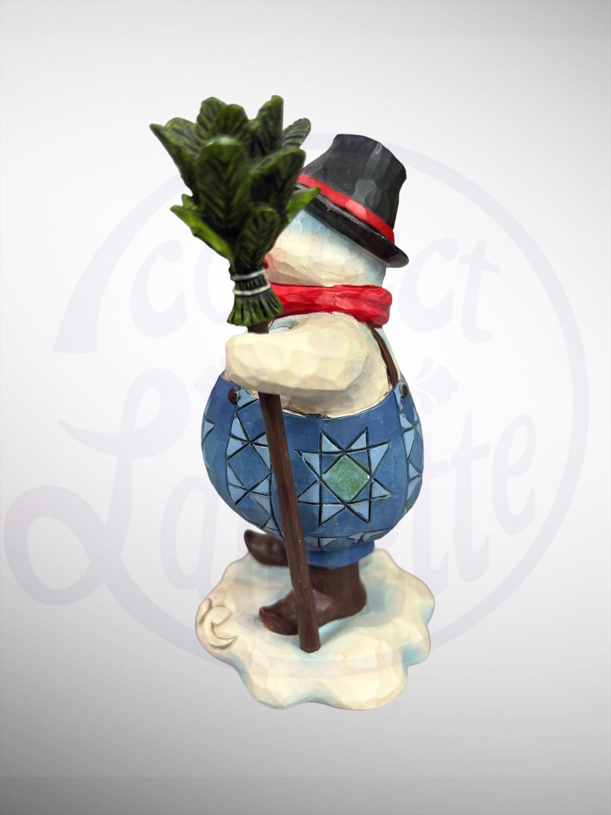 Jim Shore Heartwood Creek - Keep Your Spirits Up Small Snowman Figurine (No Box)