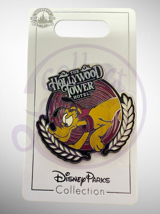 Disney Parks Pin Trading Collection - Hollywood Tower Hotel Pluto Pin
