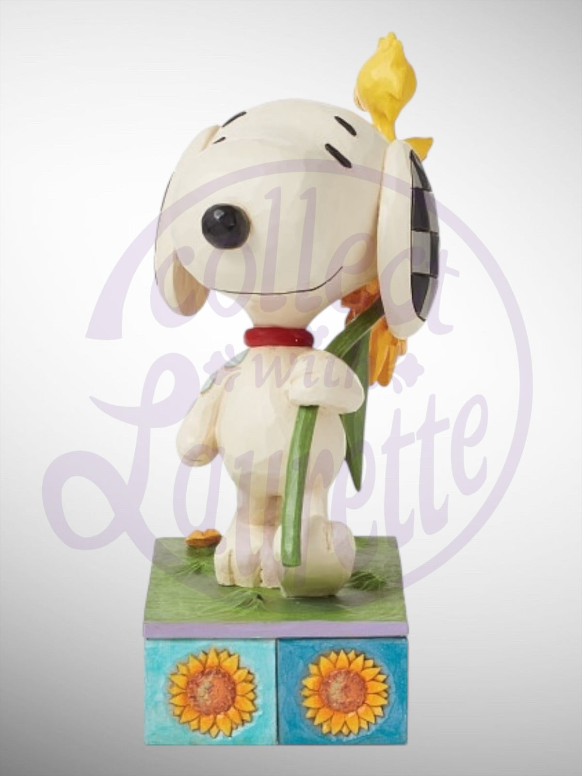 Jim Shore Peanuts - Sunsational Friendship Snoopy Woodstock Figurine