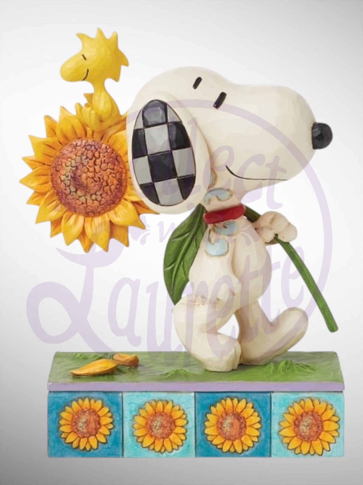 Jim Shore Peanuts - Sunsational Friendship Snoopy Woodstock Figurine