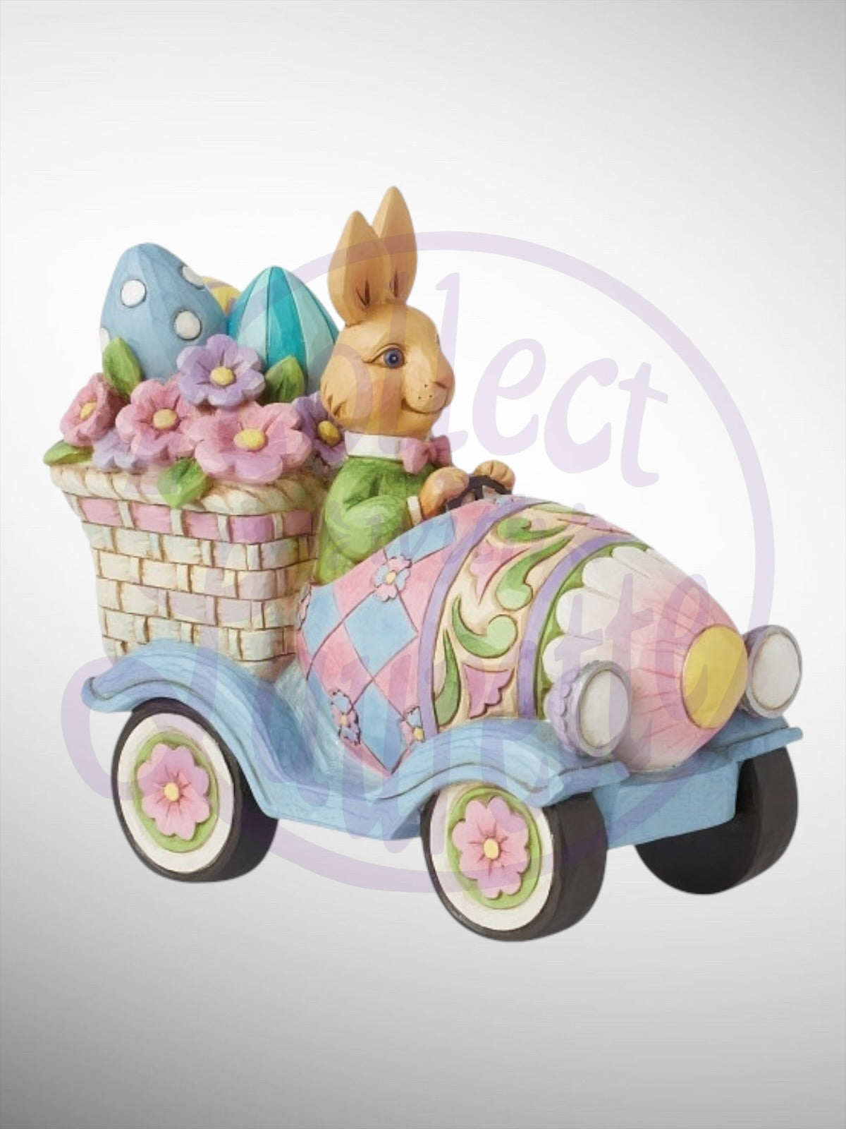 Jim Shore Heartwood Creek - Egg-citing Ride Easter Parade Figurine