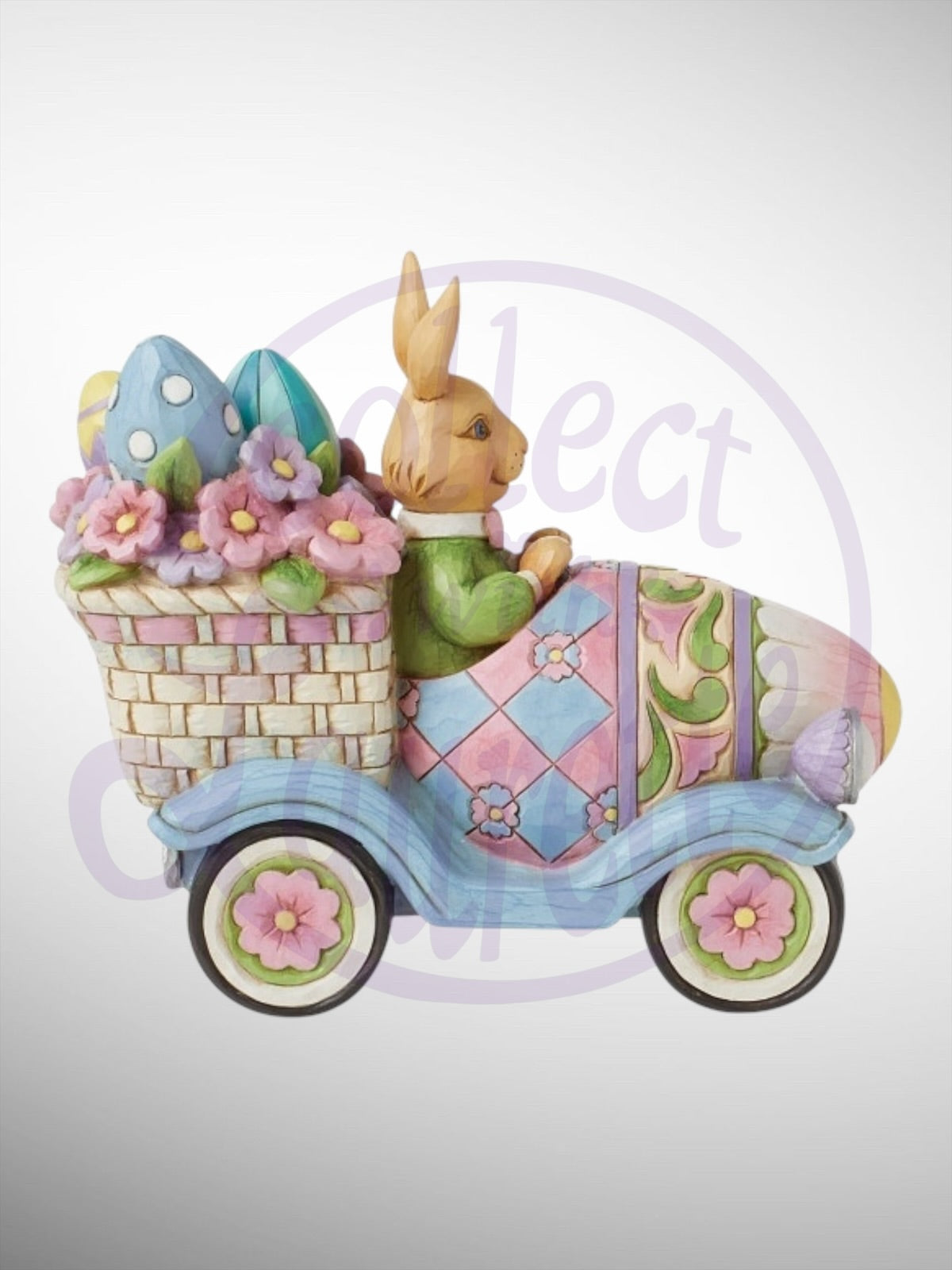Jim Shore Heartwood Creek - Egg-citing Ride Easter Parade Figurine