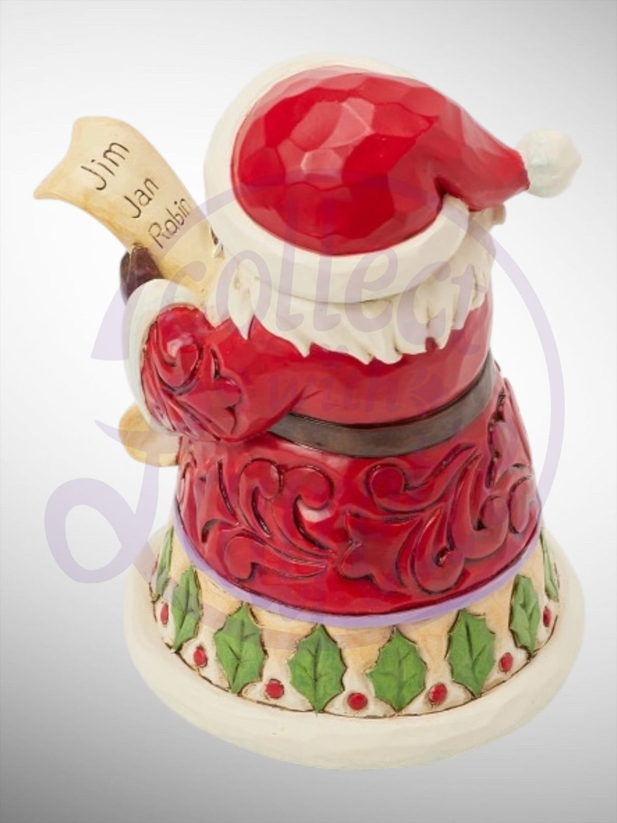 Jim Shore Heartwood Creek - Mini Santa With List Christmas Figurine