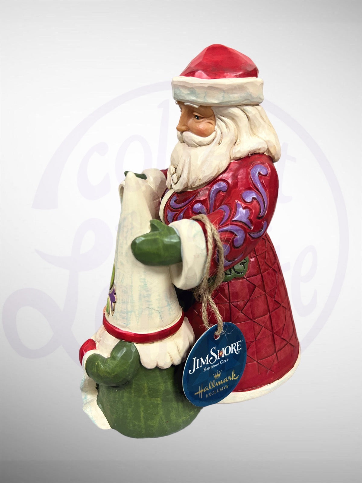 Jim Shore Heartwood Creek - Gnome Together For Christmas Santa Claus and Gnome 2022 Figurine