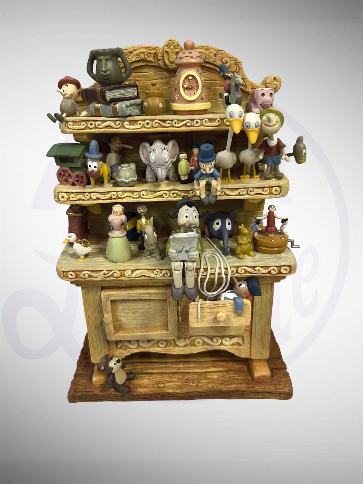 Walt Disney Classics Collection - WDCC Geppetto's Toy Creations Toy Hutch Pinocchio Figurine