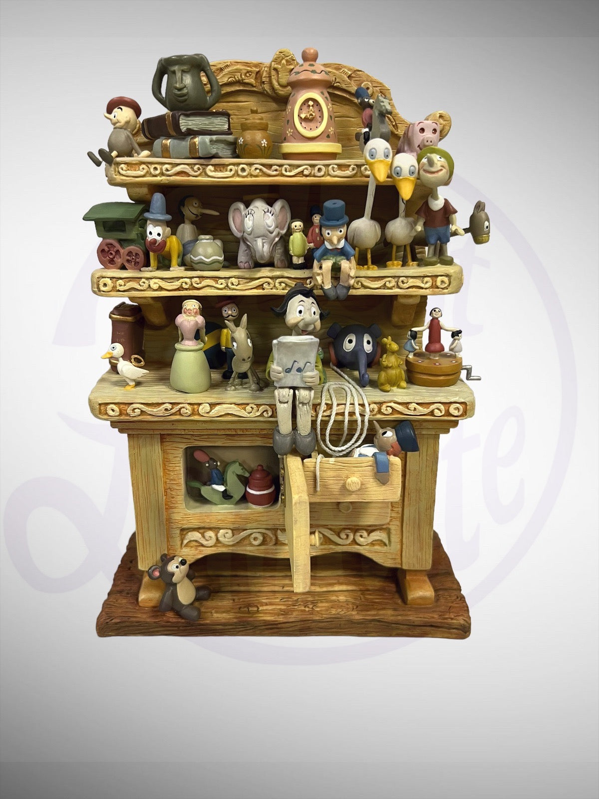 Walt Disney Classics Collection - WDCC Geppetto's Toy Creations Toy Hutch Pinocchio Figurine