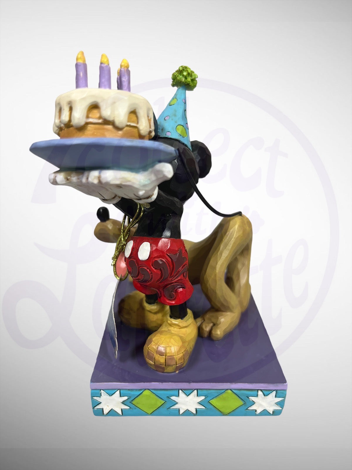 Jim Shore Disney Traditions - Happy Birthday, Pal! Mickey Mouse Pluto Figurine