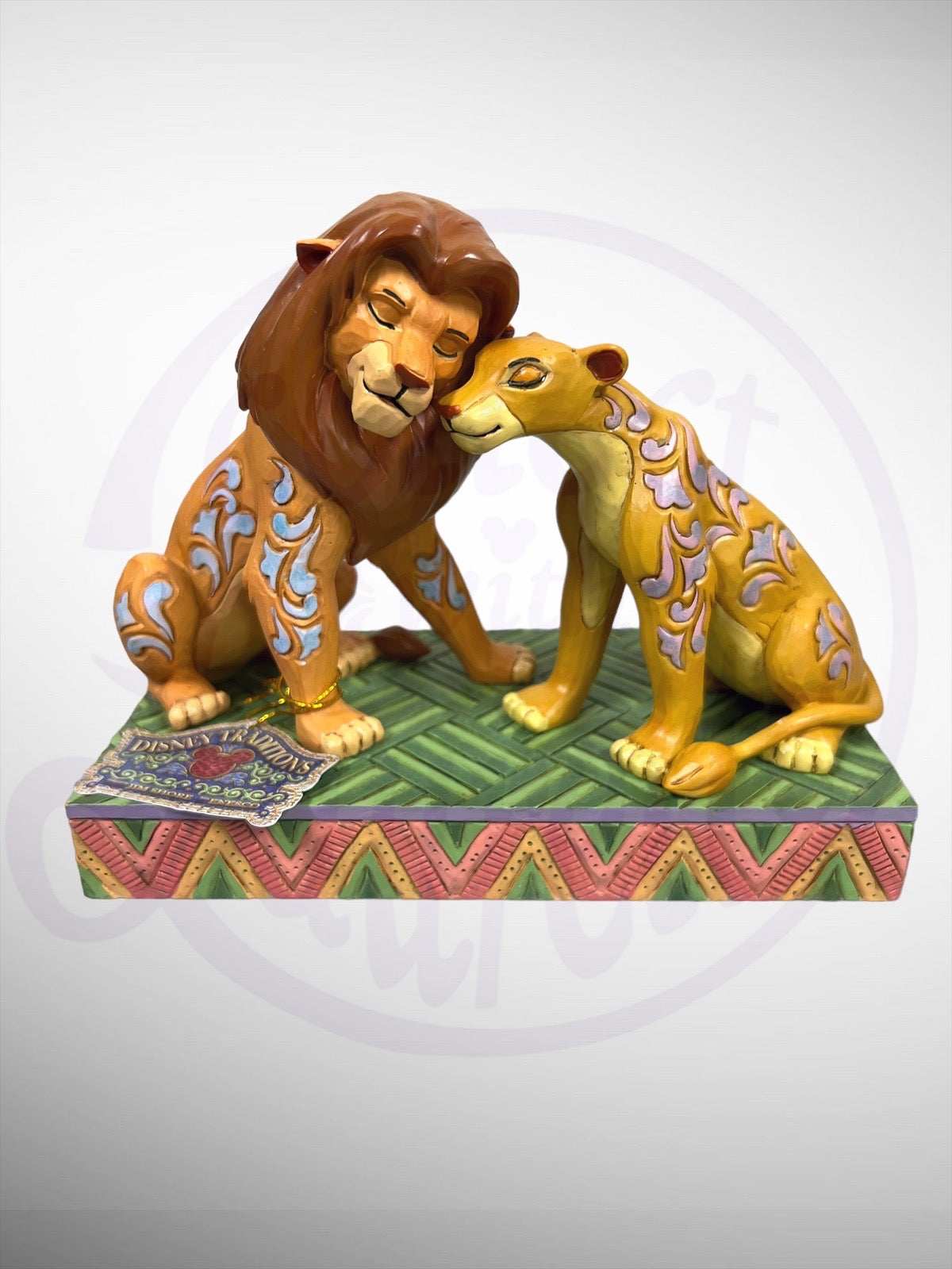 Jim Shore Disney Traditions - Savannah Sweethearts Lion King Simba Nala Figurine