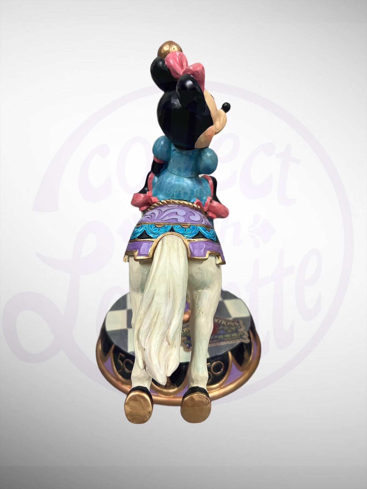 Jim Shore Disney Traditions - Minnie Prince Charming Carousel 50th Anniversary Figurine