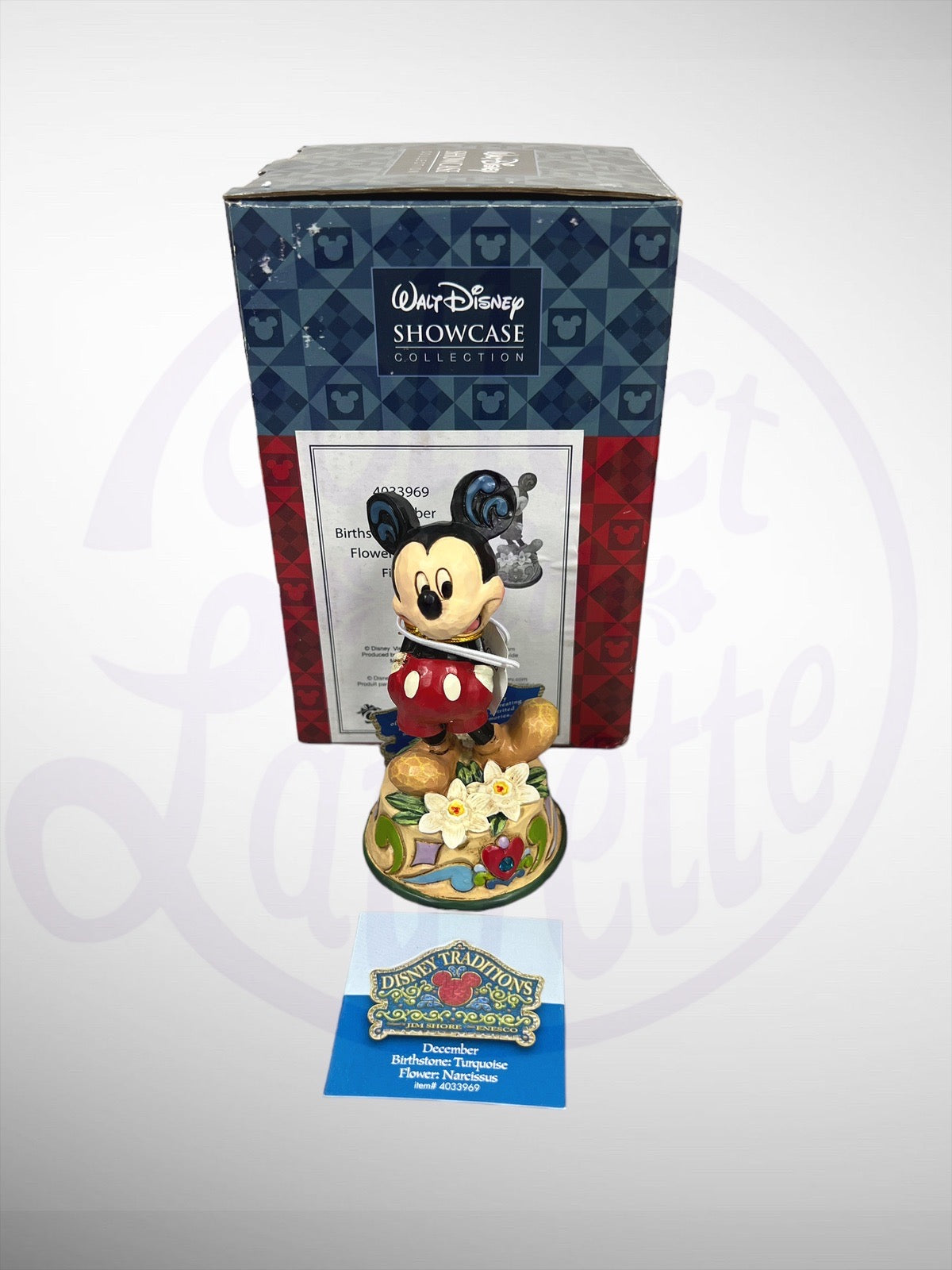 Jim Shore Disney Traditions - December Mickey Mouse Figurine
