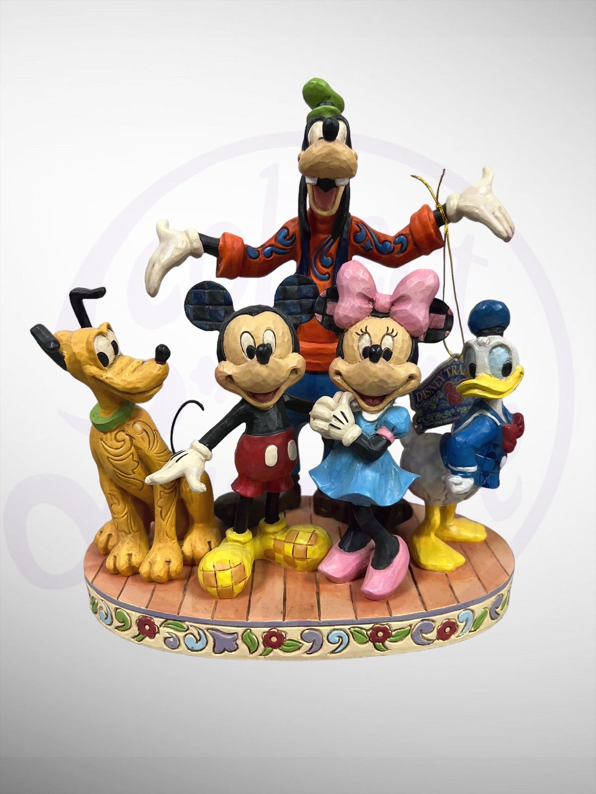 Jim Shore Disney Traditions - The Gang's All Here Mickey Minnie Donald Goofy Pluto Figurine