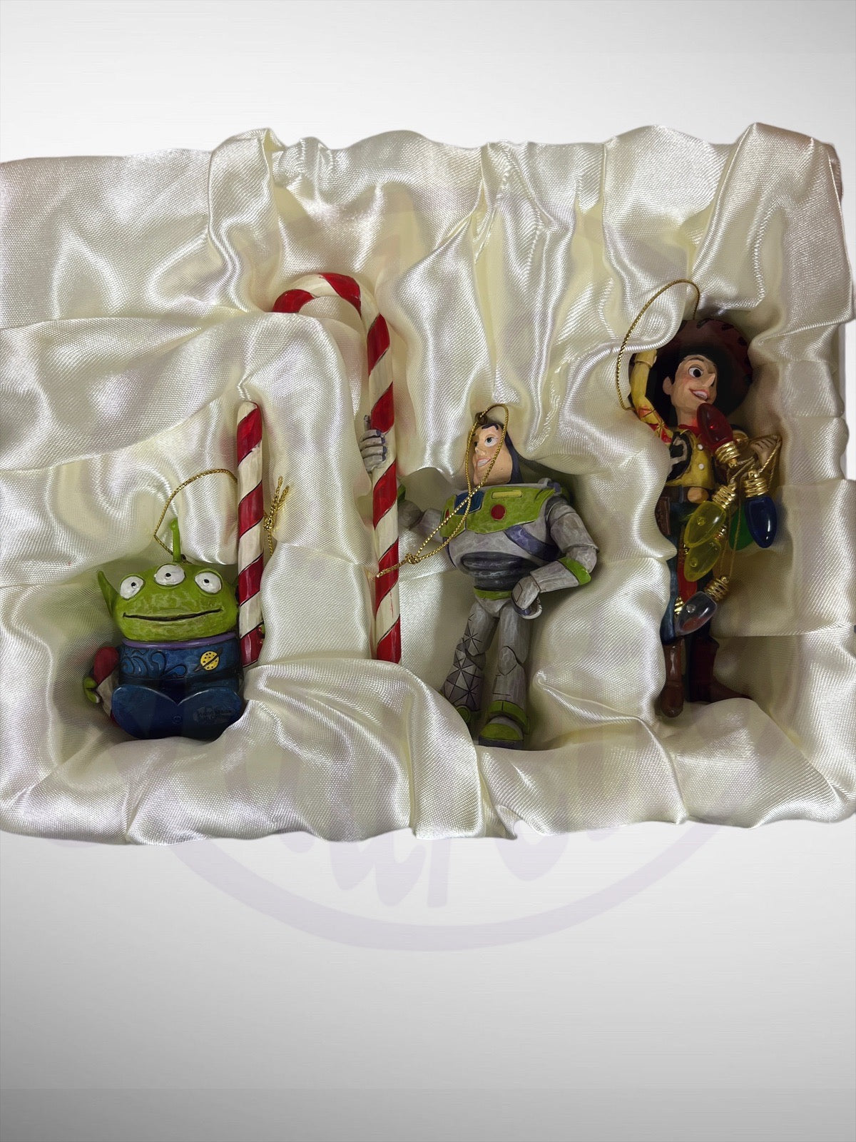 Jim Shore Disney Traditions - Disney / PIXAR Toy Story Collection Ornaments Woody Buzz Alien