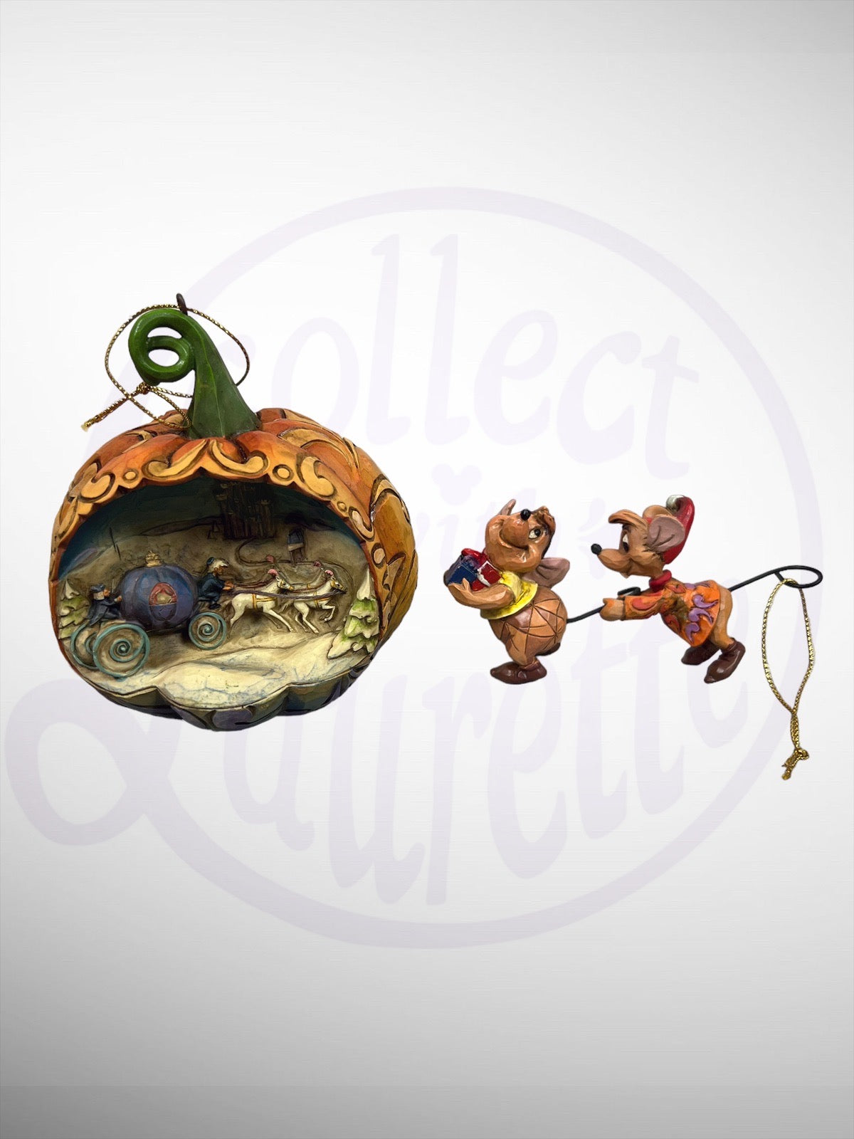 Jim Shore Disney Traditions -  Cinderella Holiday Ornament Set