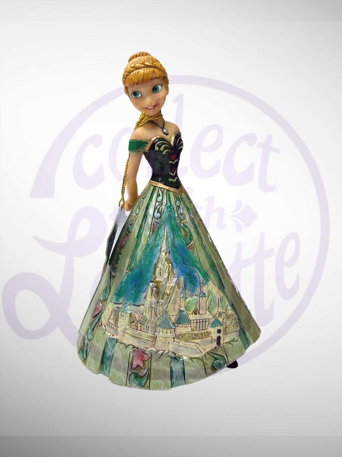 Jim Shore Disney Traditions - Arendelle Royalty Anna Frozen Figurine ( Collect with Laurette, LLC Jim Shore Disney Traditions - Arendelle Royalty Anna Frozen Figurine ( Collect with Laurette, LLC