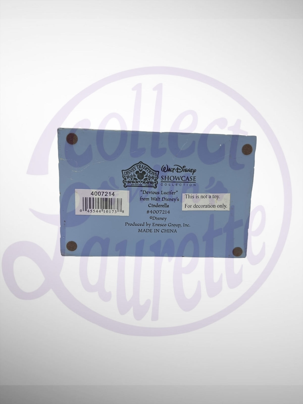 Jim Shore Disney Traditions -Devious Lucifer Cinderella Figurine (No Box)