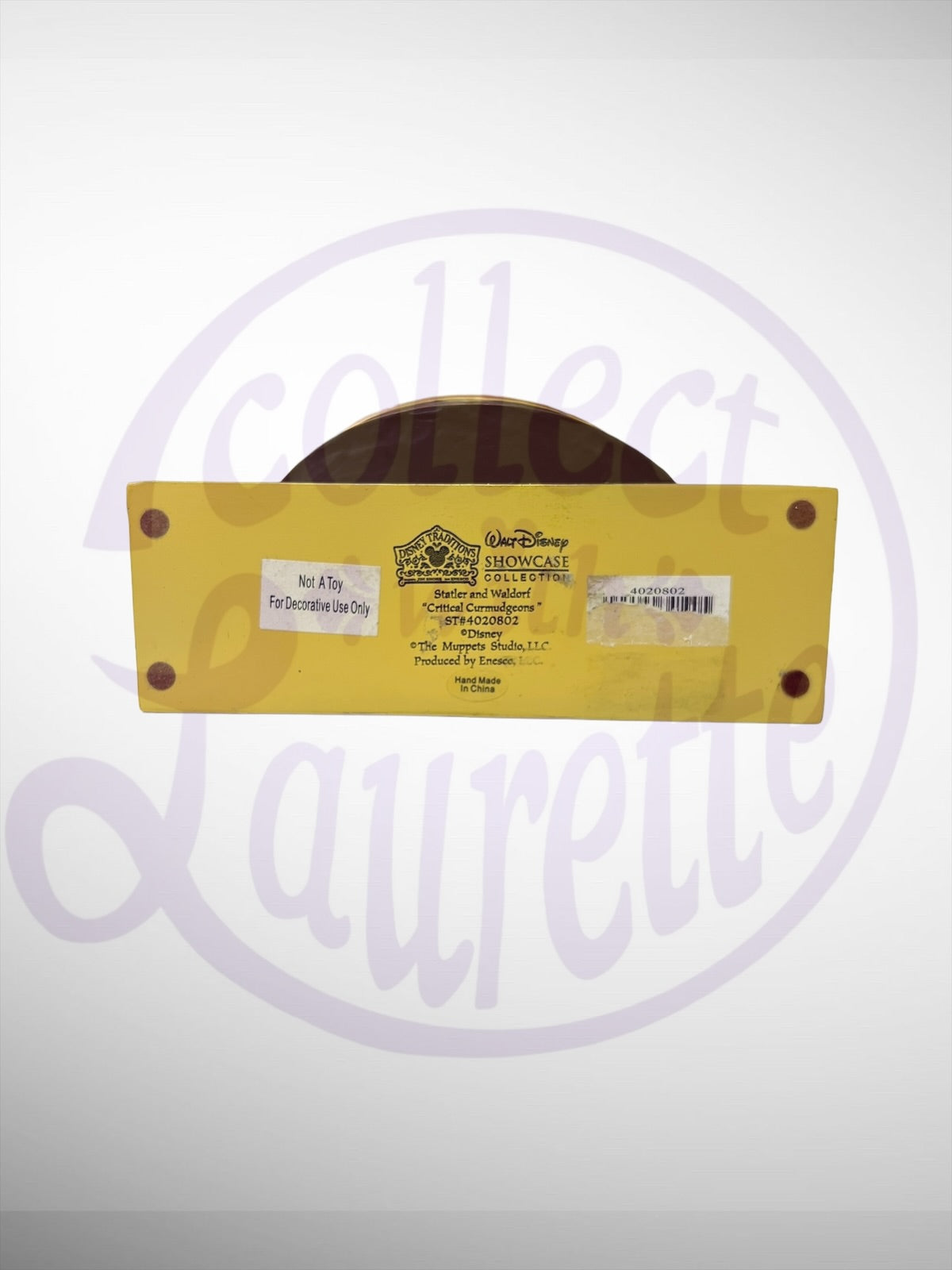 Jim Shore Disney Traditions - Critical Curmudgeons Statler Waldorf Muppets Figurine (No Box)