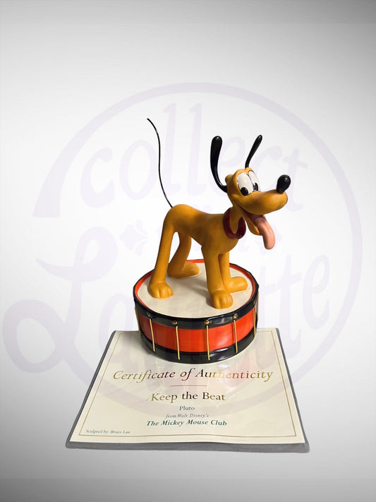 Walt Disney Classics Collection - WDCC Keep the Beat Pluto Mickey Mouse Club Figurine
