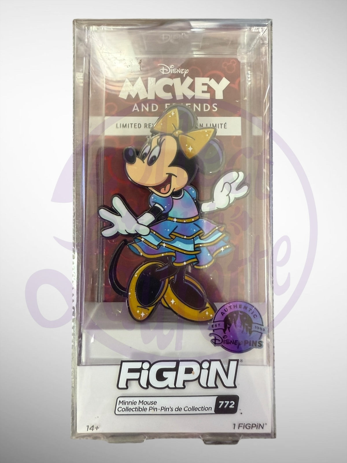 Disney FIGPIN Collectible Pin - Minnie Mouse 50 Anniversary Limited Release 772