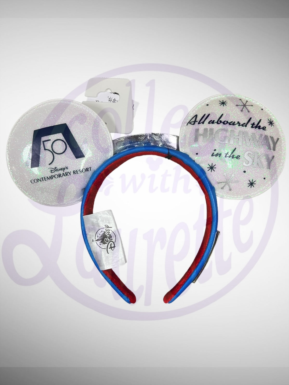 Disney Parks Ear Headband - Loungefly Contemporary Resort 50th Anniversary Monorail