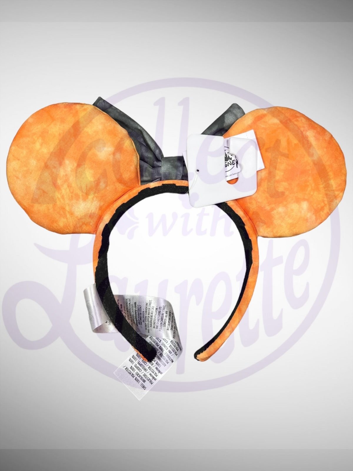 Disney Parks Ear Headband - Orange Black Halloween 2022