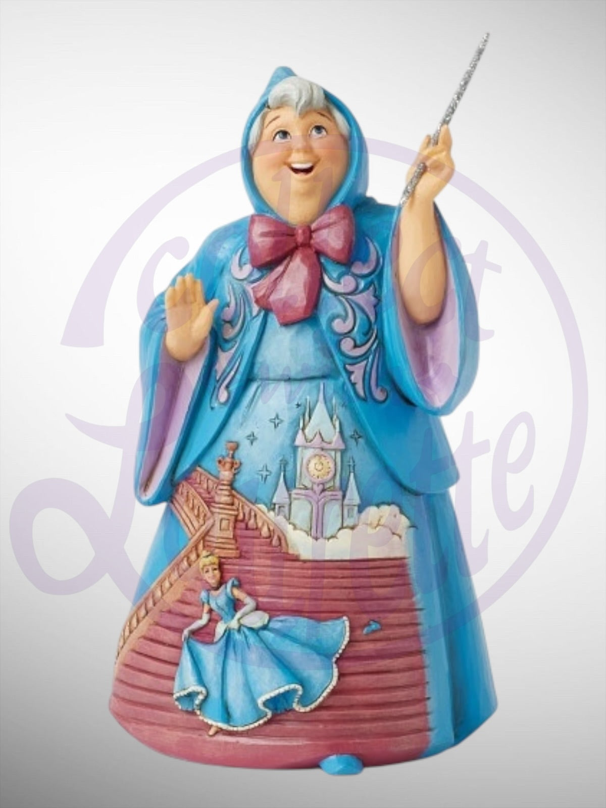 Jim Shore Disney Traditions -  Midnight Magic Fairy Godmother Cinderella Figurine