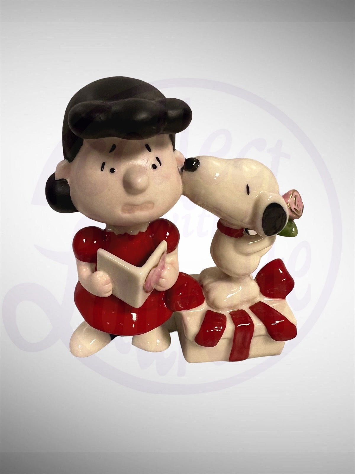 Lenox Peanuts Snoopy Steals a Kiss Figurine