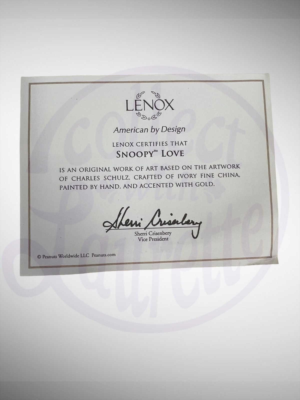 Lenox Peanuts Snoopy Love Figurine