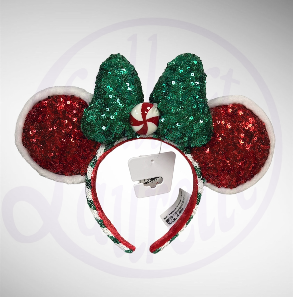 Disney Parks Ear Headband - Minnie Mouse Peppermint Twist