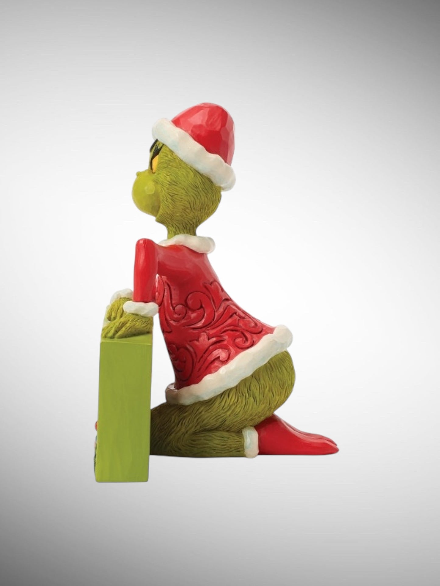 Jim Shore Dr. Seuss The Grinch - Grinch with Rotating Messages Figurine - PREORDER