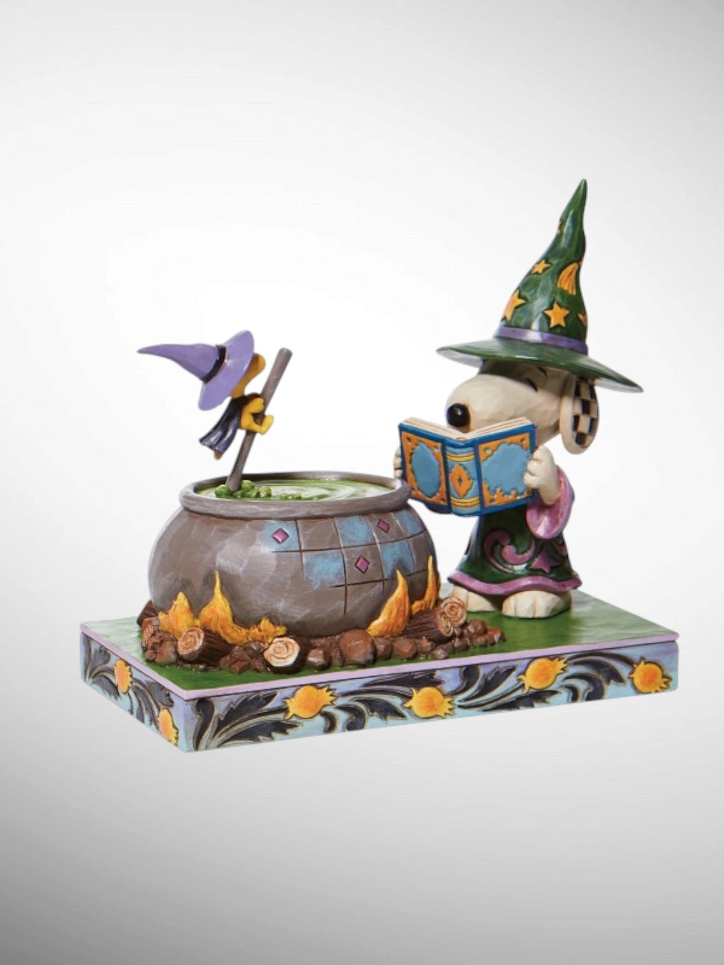 Jim Shore Peanuts - Bewitching Beagle Halloween Snoopy Woodstock Witch Figurine
