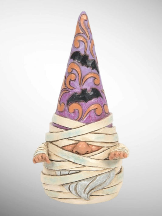 Jim Shore Heartwood Creek - All Tied Up For Halloween Mummy Halloween Gnome Figurine
