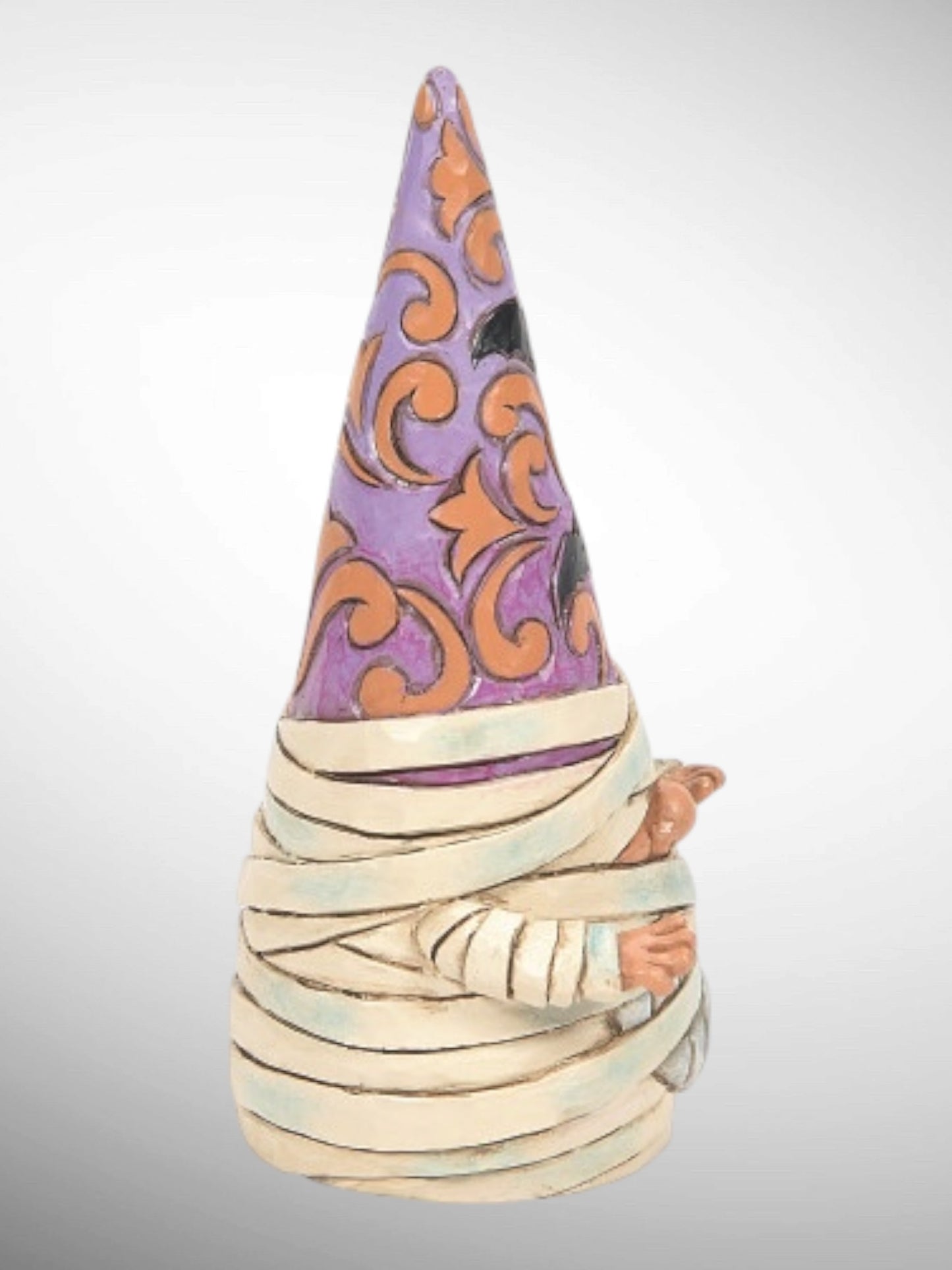 Jim Shore Heartwood Creek - All Tied Up For Halloween Mummy Halloween Gnome Figurine