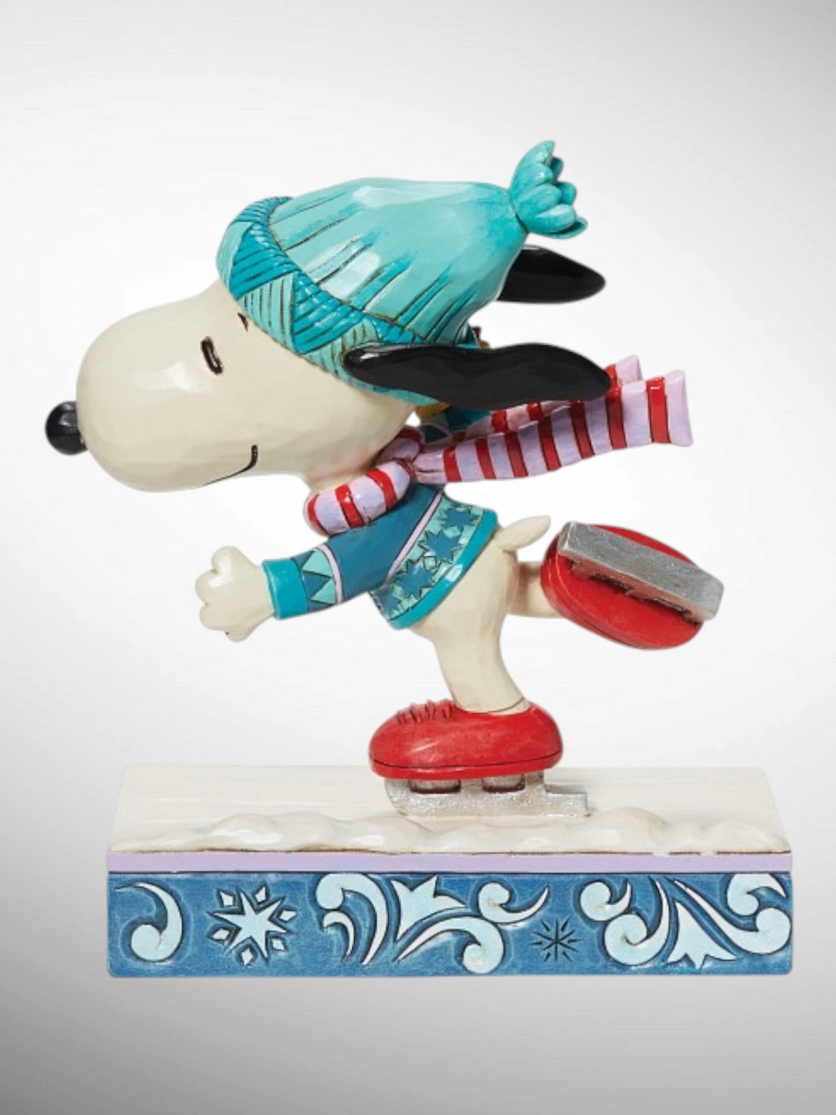 Jim Shore Peanuts - Gliding Friendship Snoopy Woodstock Ice Skating Figurine