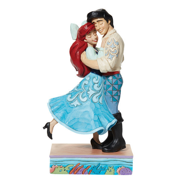 Jim Shore Disney Traditions - Two Worlds United Ariel Eric Little Mermaid Figurine