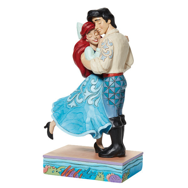 Jim Shore Disney Traditions - Two Worlds United Ariel Eric Little Mermaid Figurine