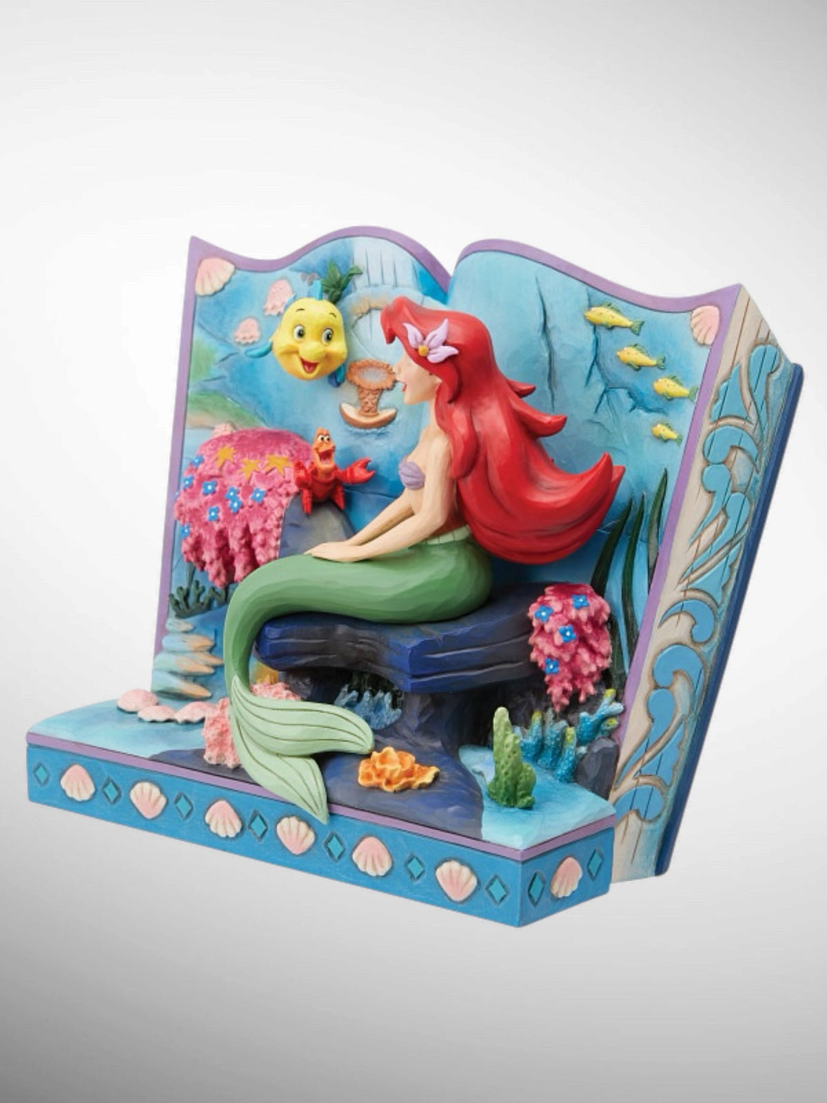 Jim Shore Disney Traditions - A Mermaid's Tale The Little Mermaid Ariel Storybook Figurine