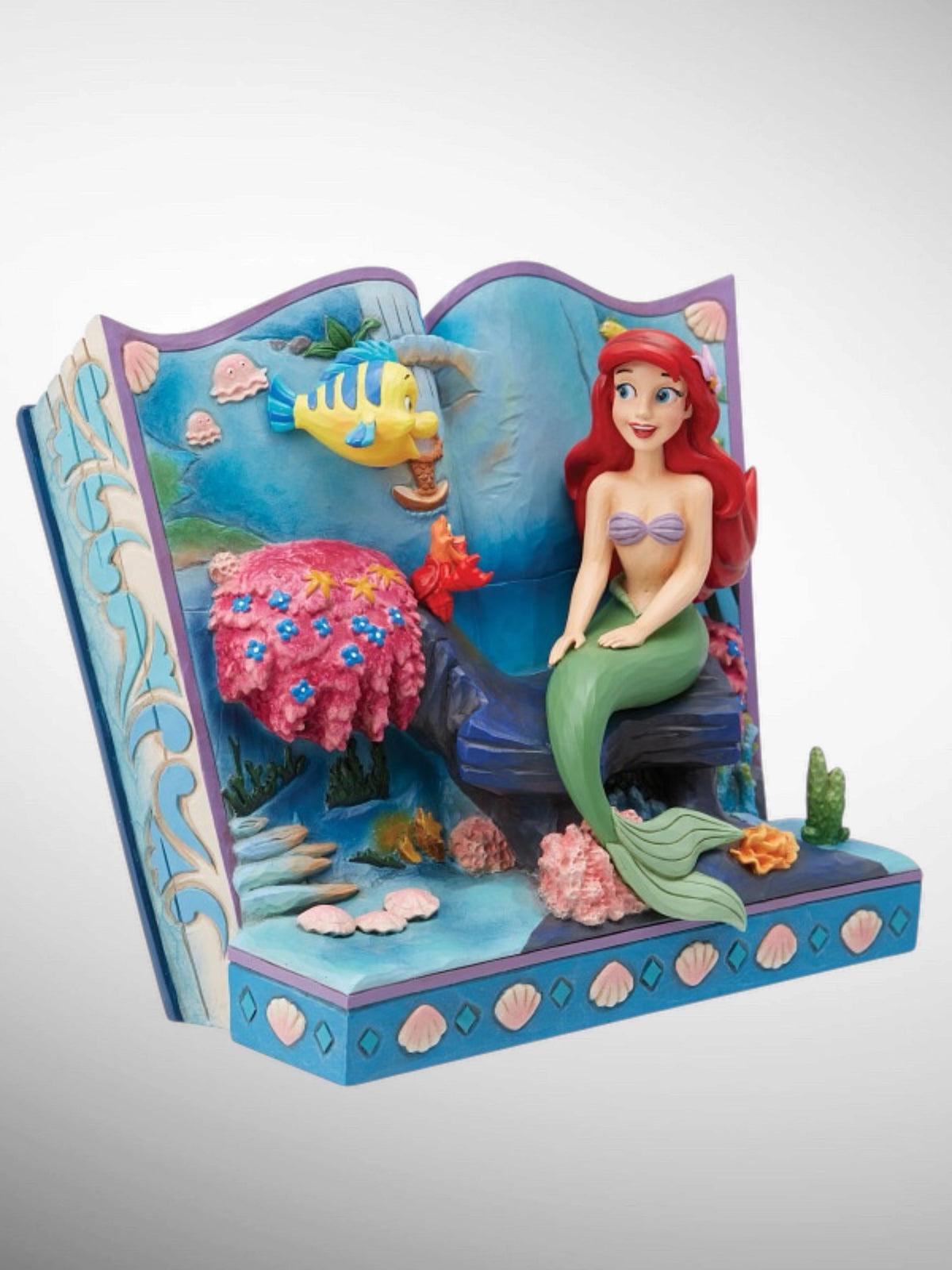 Jim Shore Disney Traditions - A Mermaid's Tale The Little Mermaid Ariel Storybook Figurine