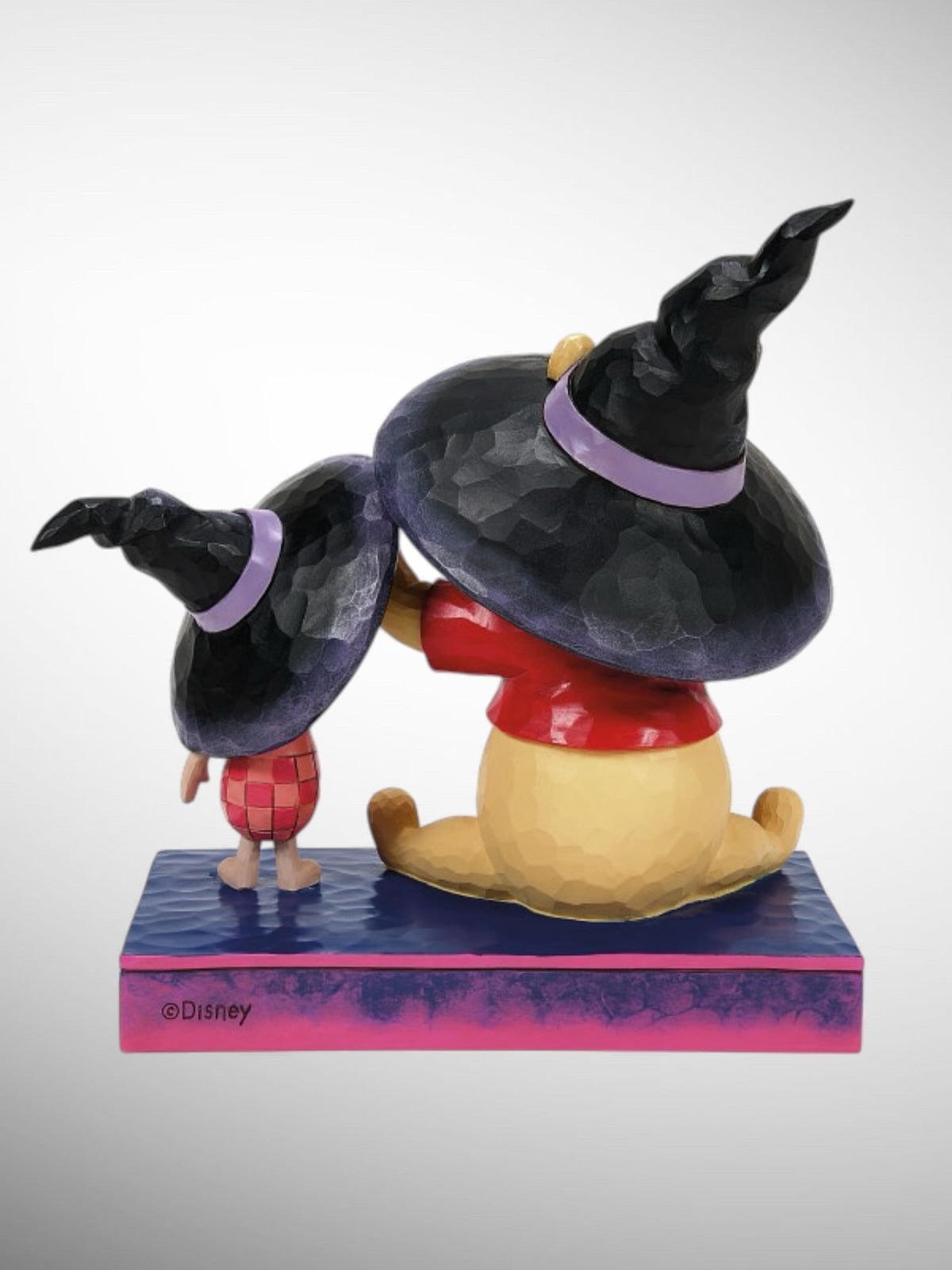 Jim Shore Disney Traditions - Winnie the Boo! Pooh Piglet Witch Hats Halloween Figurine