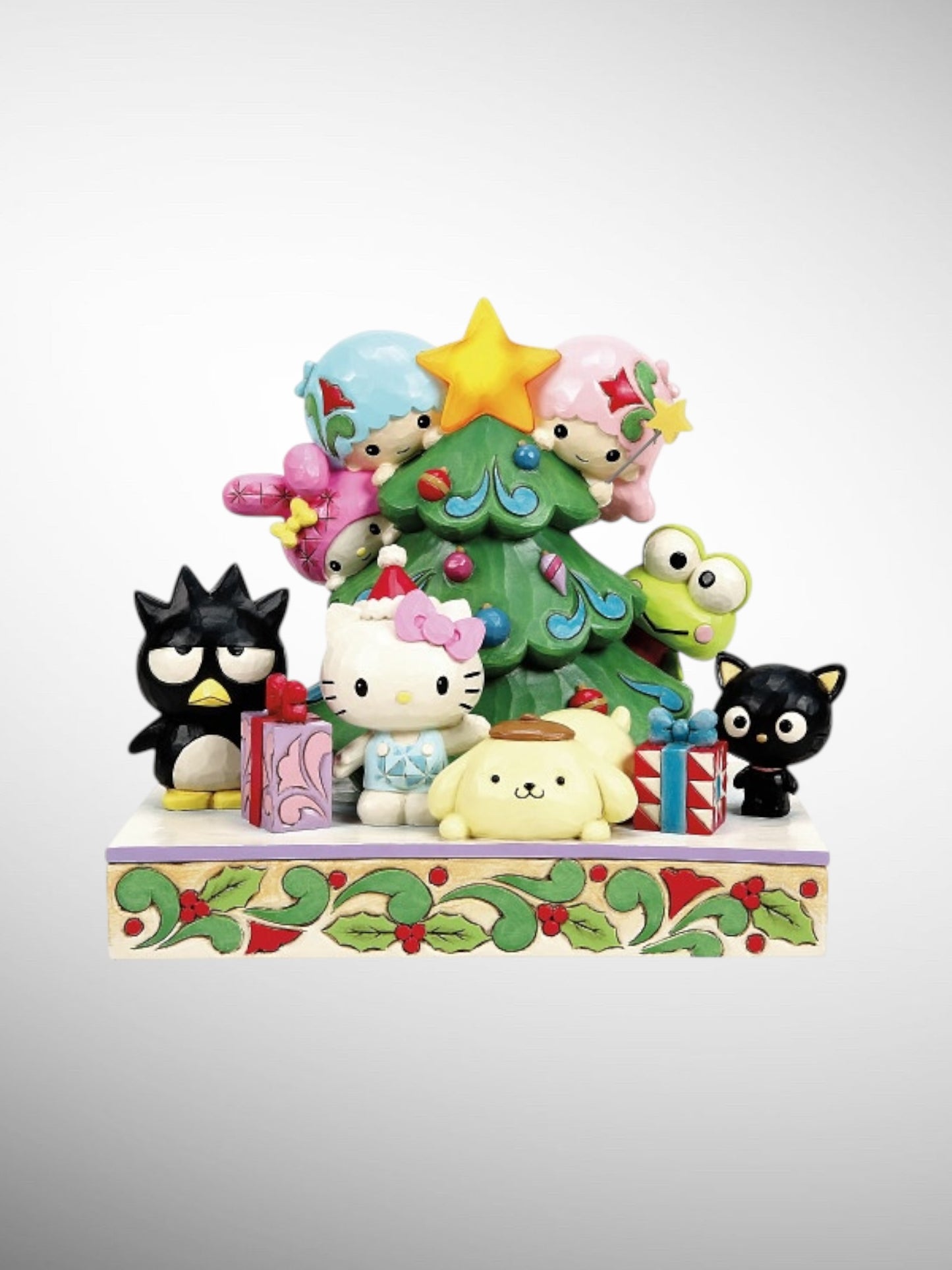 Jim Shore Sanrio Collection - Hello Kitty & Friends Tree Figurine - PREORDER