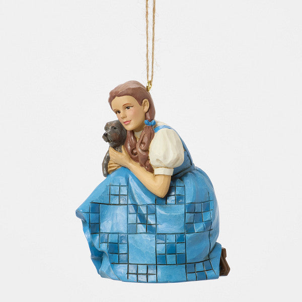 Jim Shore Wizard of Oz - Dorothy with Toto Hanging Ornament