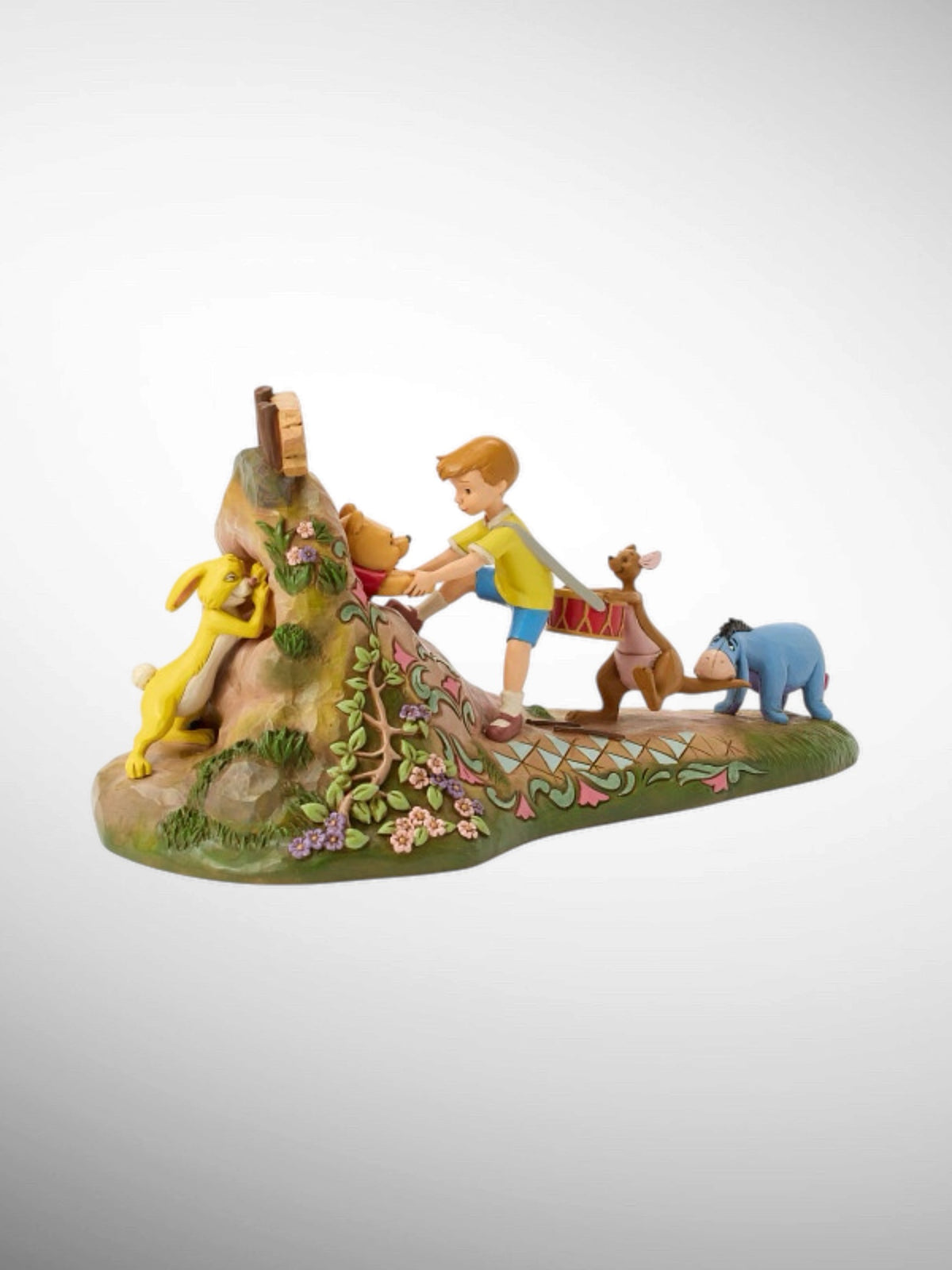 Jim Shore Disney Traditions -  Friends to the Rescue Winnie the Pooh Figurine