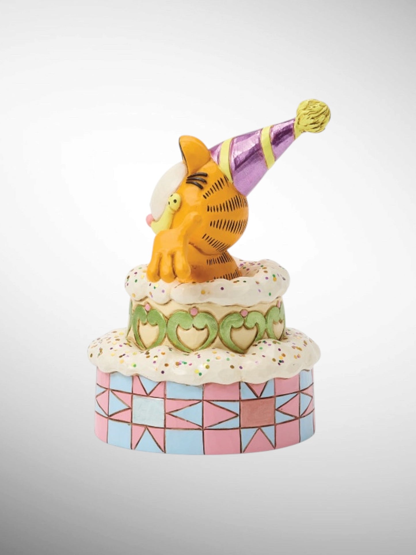 Jim Shore Garfield - It's Party Time Cake Figurine - PREORDER