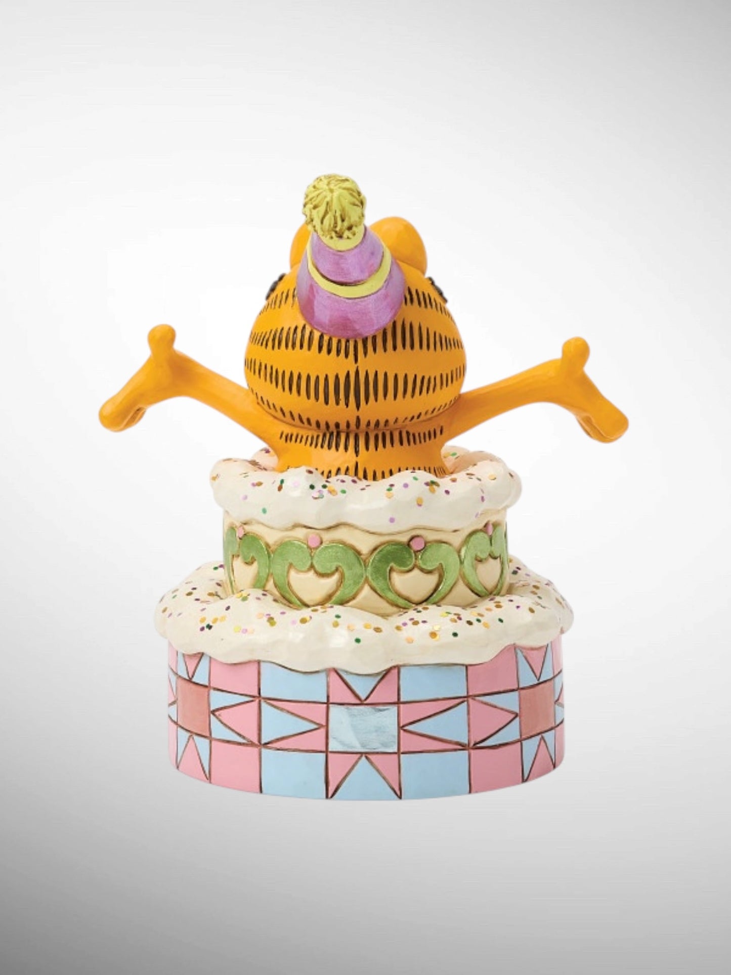 Jim Shore Garfield - It's Party Time Cake Figurine - PREORDER
