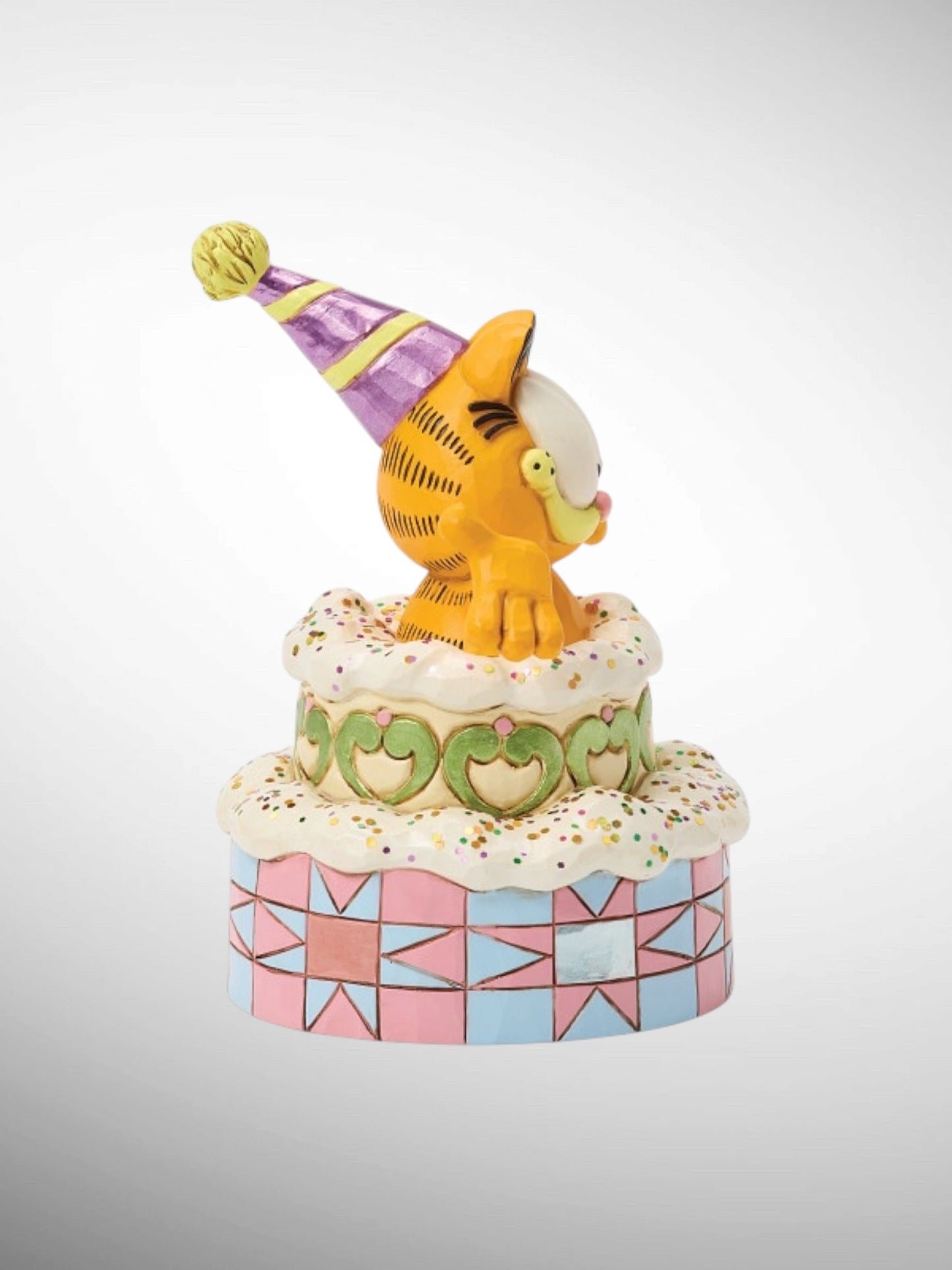 Jim Shore Garfield - It's Party Time Cake Figurine - PREORDER