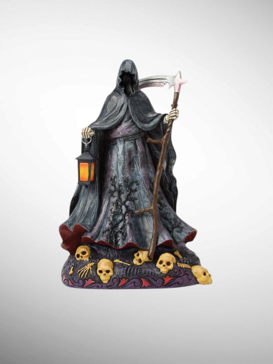 Jim Shore Heartwood Creek - Haunted Nights Equal Many Frights Grim Reaper Halloween Figurine
