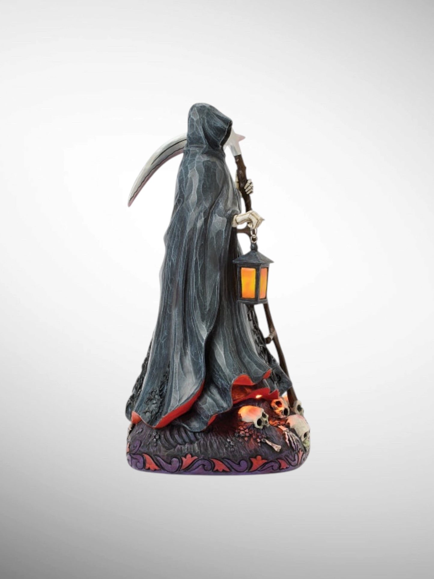 Jim Shore Heartwood Creek - Haunted Nights Equal Many Frights Grim Reaper Halloween Figurine